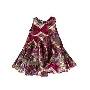 NWT Antica Sartoria Toddler Girl TIERED Dress SIZE 2 COTTON LIGHT WEIGHT